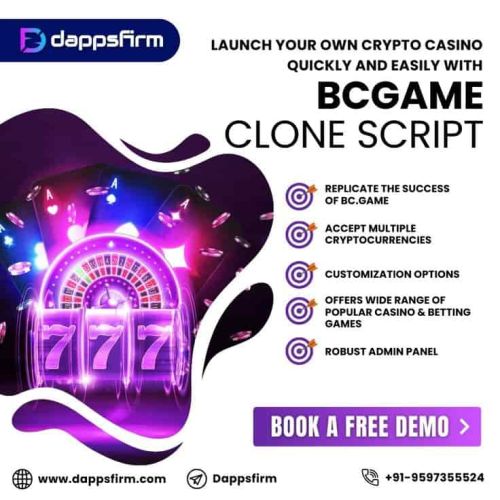 Bc.game Clone Software With Provably Fair Gaming & Multi-crypto Walle